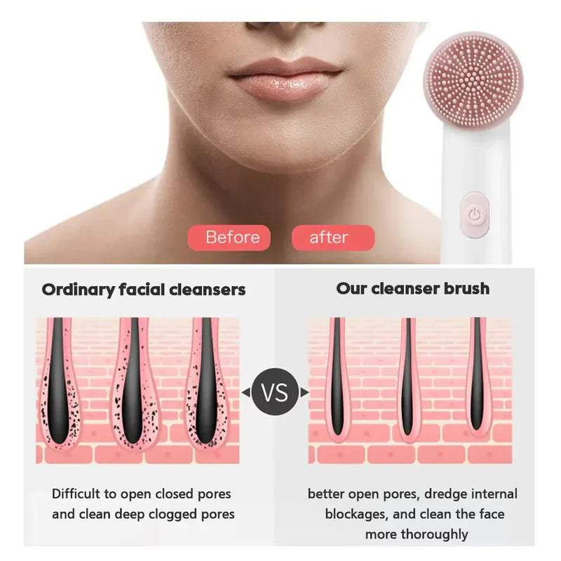 VibrantGlow Facial Brush