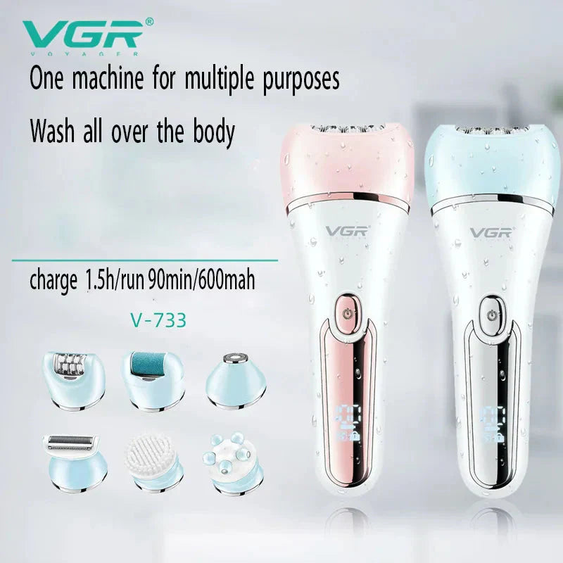 VGR Women's Epilator Shaver Set