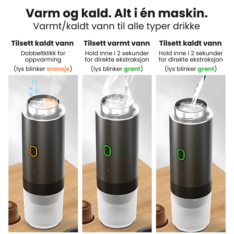 BrewMate Bærbar Espresso Maskin - MEGA SALG FOR BLACK FRIDAY !